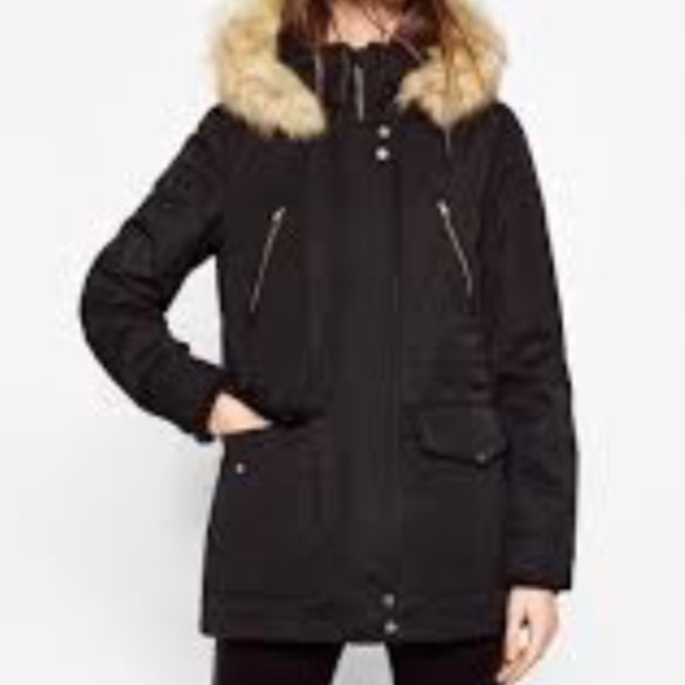 ZARA Trafaluc Down Coat